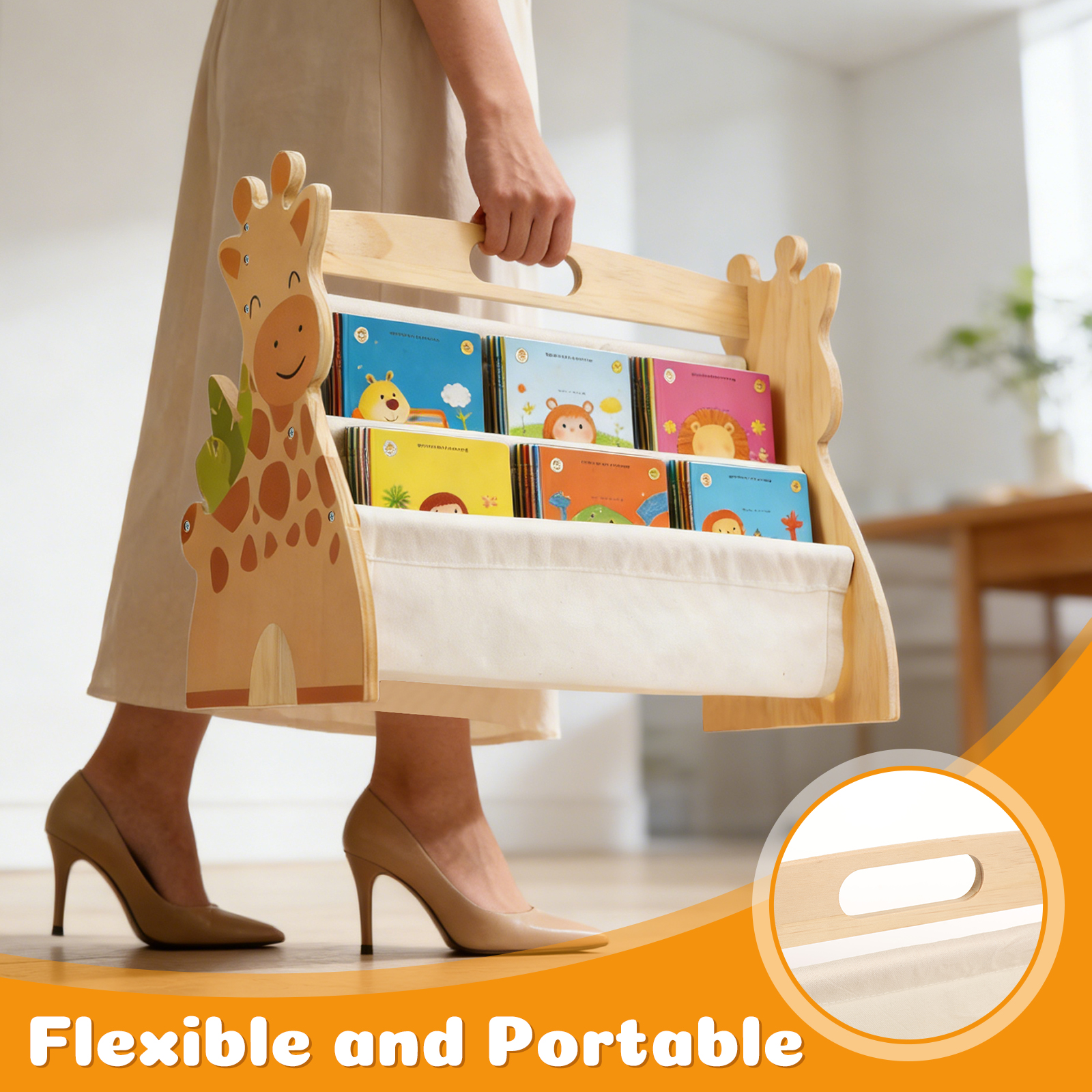 2 Tier Baby Bookshelf Double S - Baby Nursery Bookcase incelemesi ve fiyatı