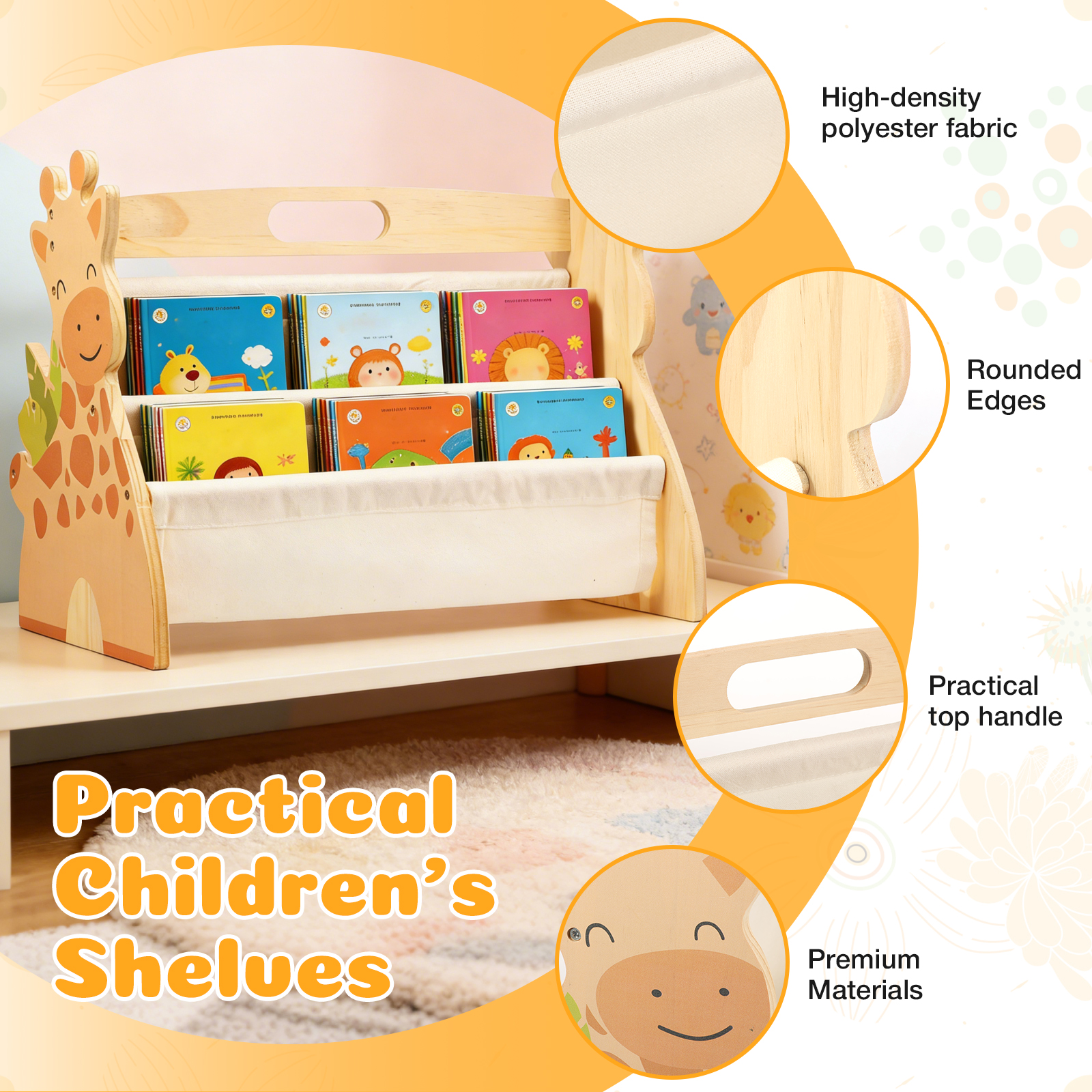 2 Tier Baby Bookshelf Double S - Baby Nursery Bookcase incelemesi ve fiyatı