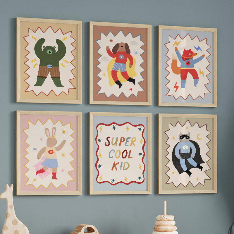 Funny Cartoon Super Cool Kid N - Baby Nursery Items incelemesi ve fiyatı