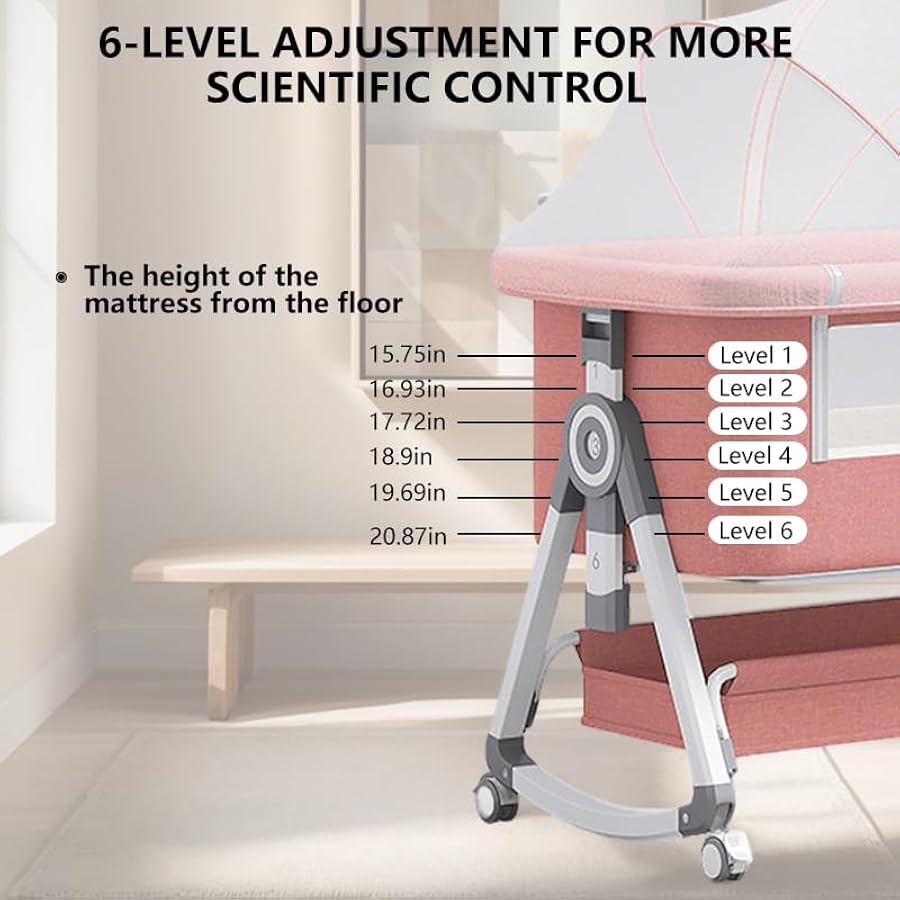 Baby Bassinet,3 in 1 Baby Bass - Bassinet Bedside Sleeper incelemesi ve fiyatı