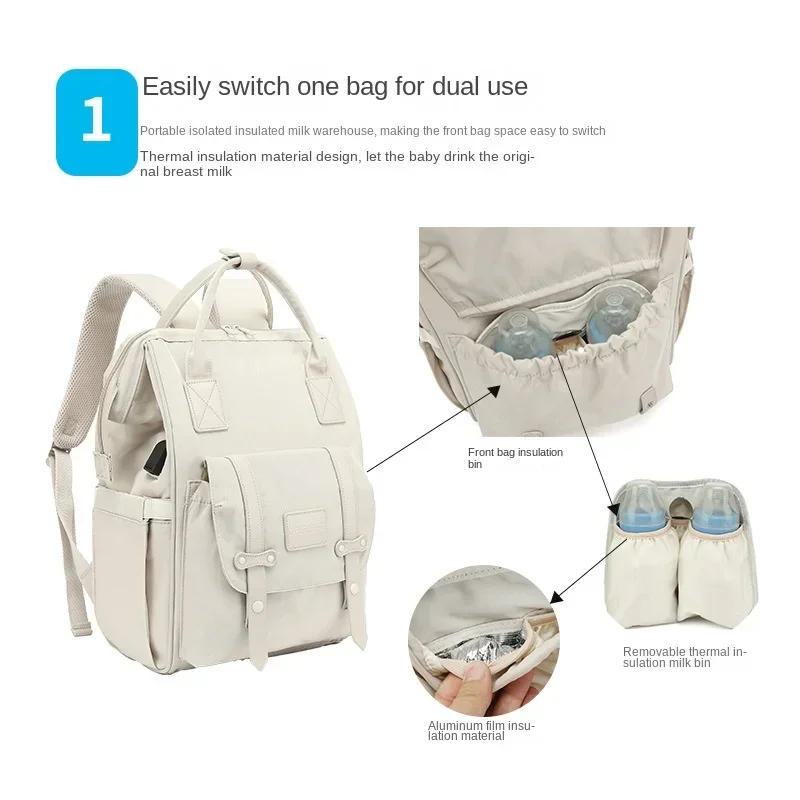 Baby Nappy Bag Mummy Bag Backp - Baby Nursery Backpack incelemesi ve fiyatı