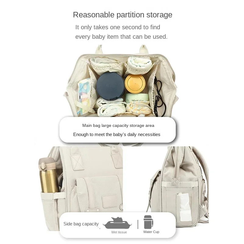 Baby Nappy Bag Mummy Bag Backp - Baby Nursery Backpack incelemesi ve fiyatı